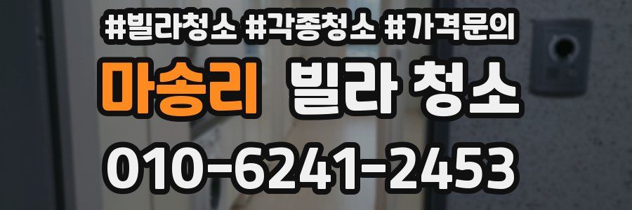 마송리 빌라 청소