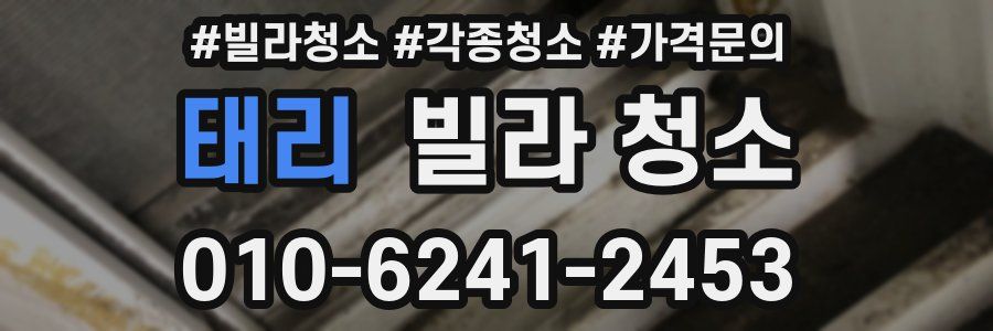 태리 빌라 청소