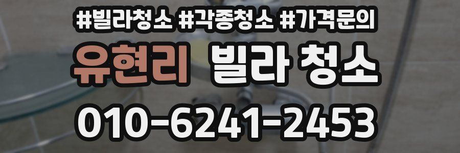 유현리 빌라 청소