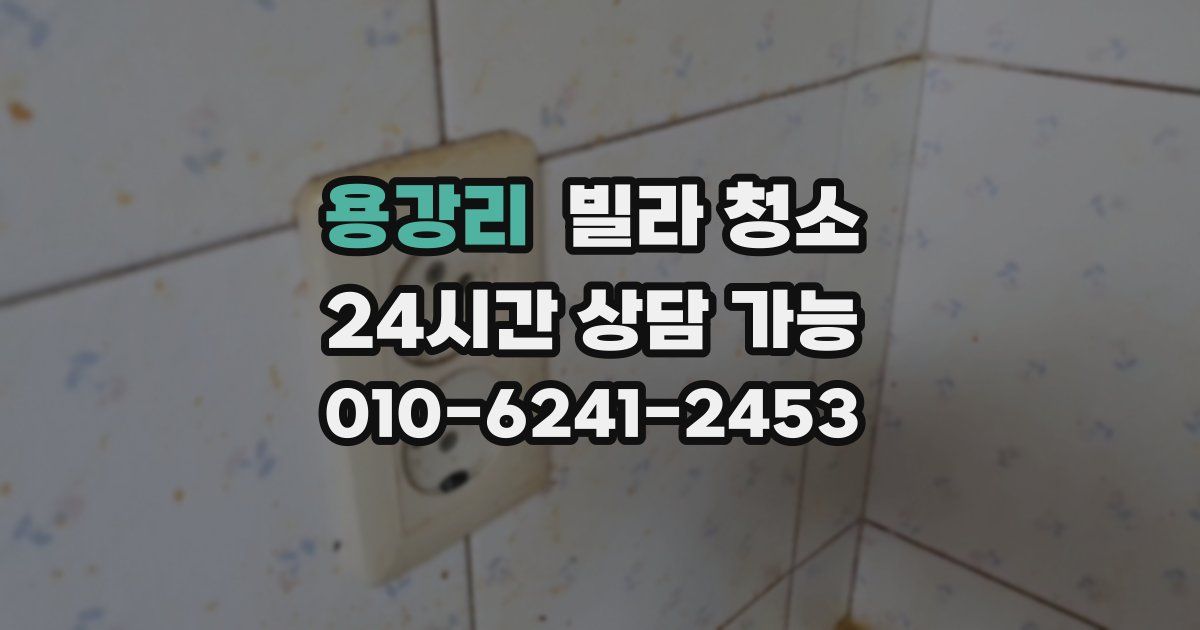 용강리 빌라 청소