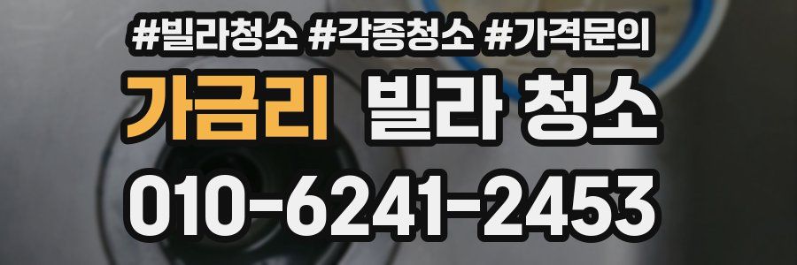 가금리 빌라 청소