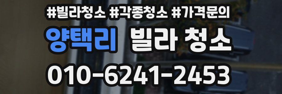 양택리 빌라 청소