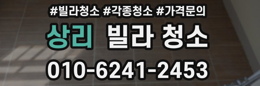 상리 빌라 청소
