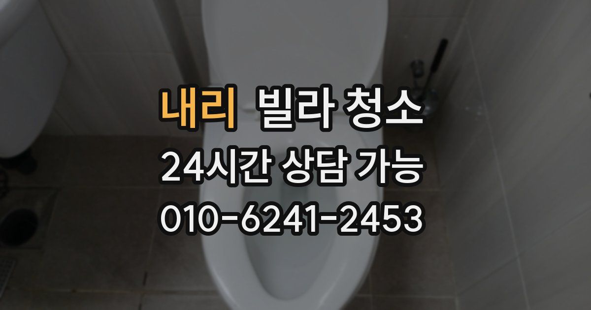 내리 빌라 청소