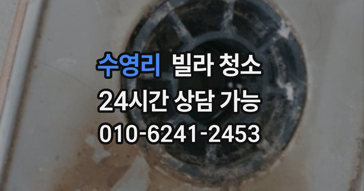 수영리 빌라 청소