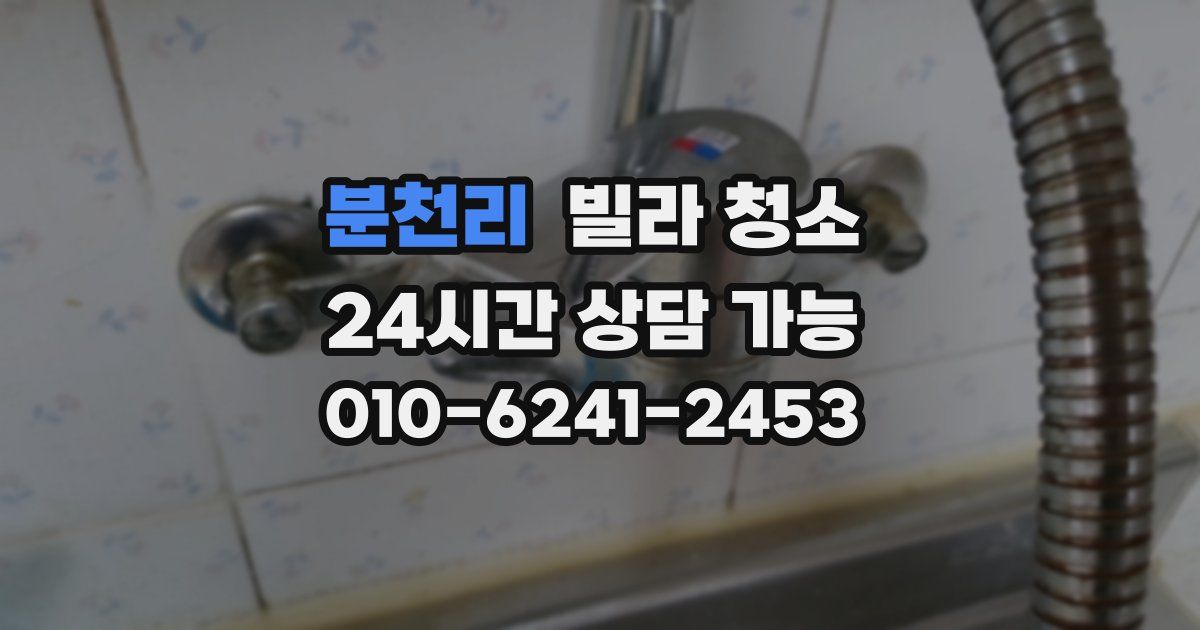 분천리 빌라 청소