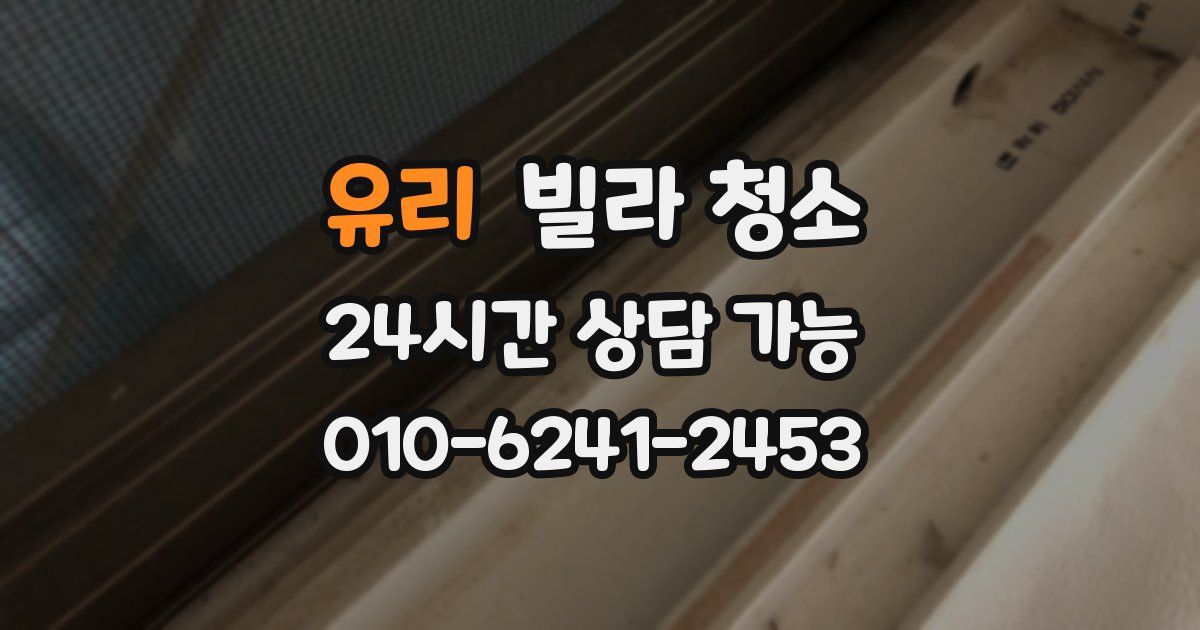 유리 빌라 청소