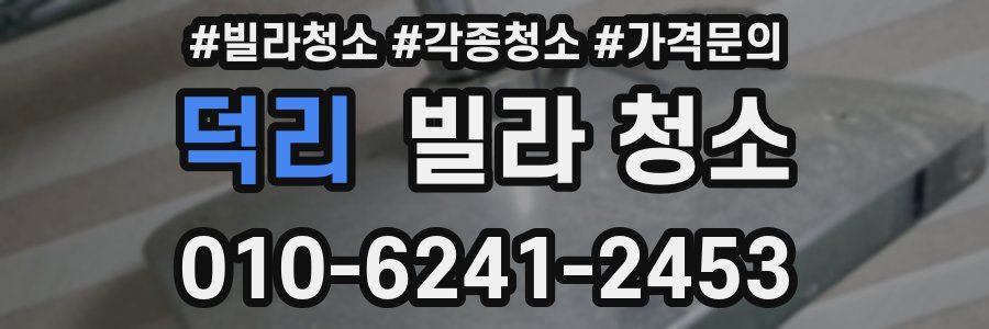 덕리 빌라 청소