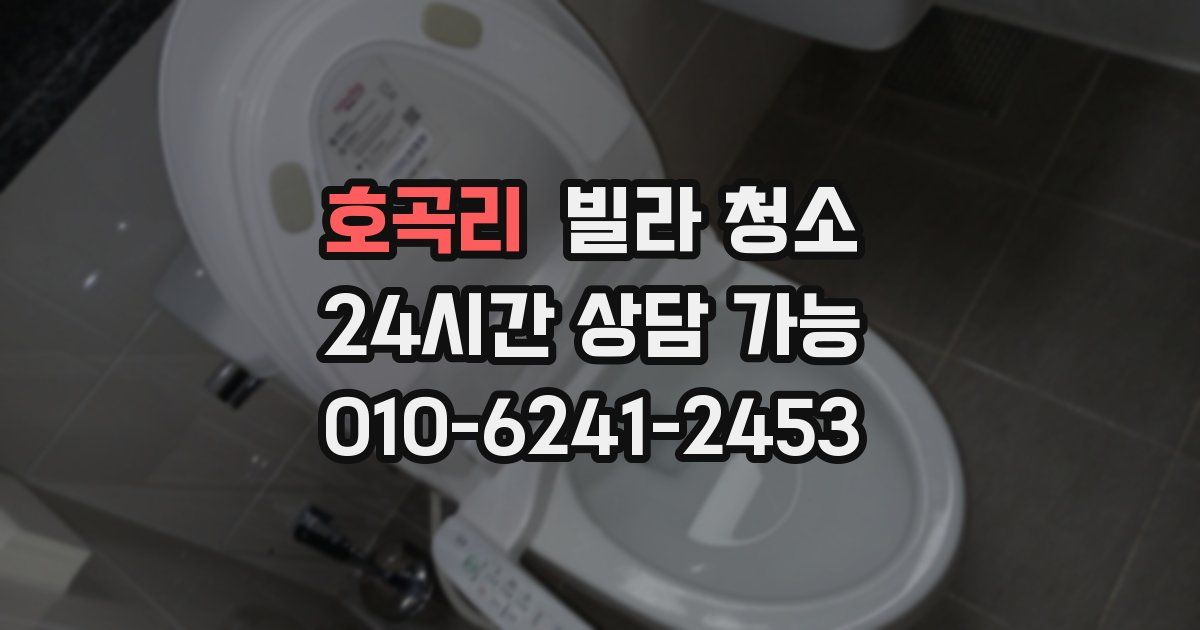 호곡리 빌라 청소