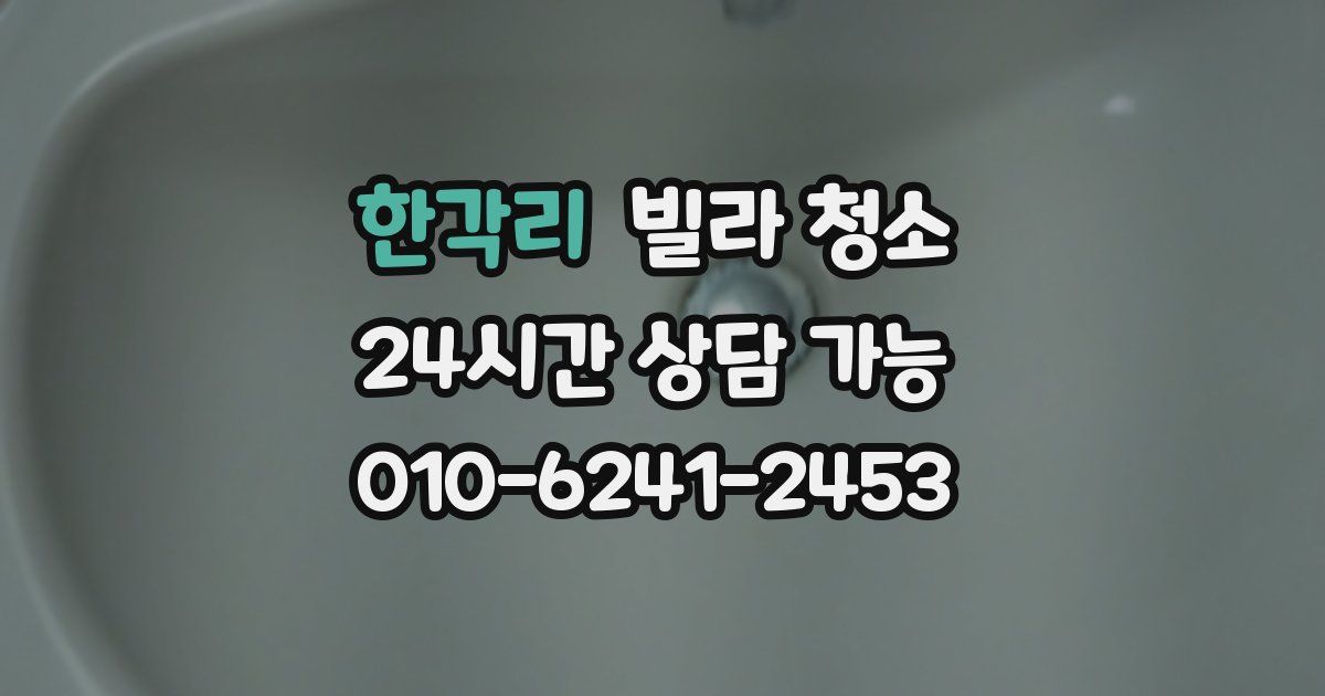 한각리 빌라 청소