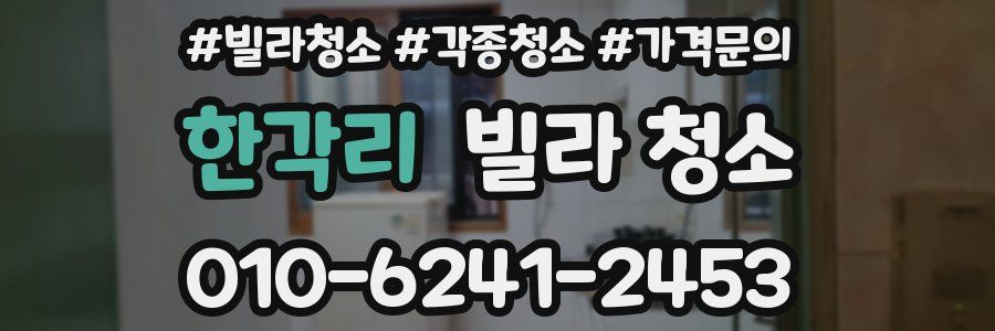 한각리 빌라 청소