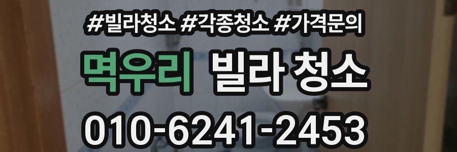 멱우리 빌라 청소