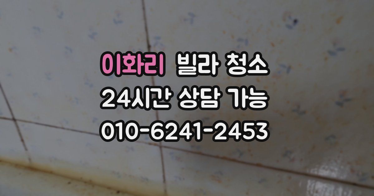 이화리 빌라 청소