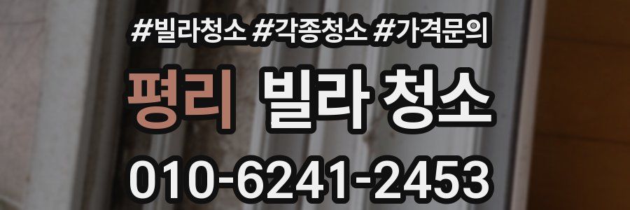 평리 빌라 청소