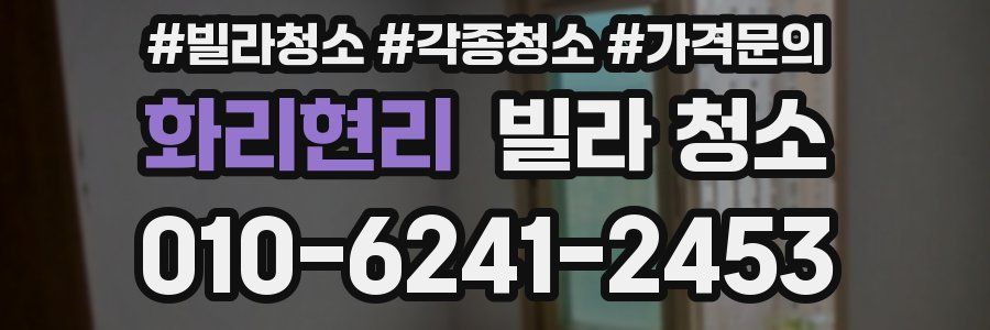 화리현리 빌라 청소