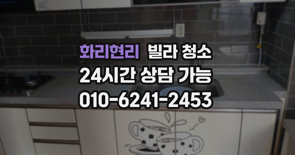 화리현리 빌라 청소