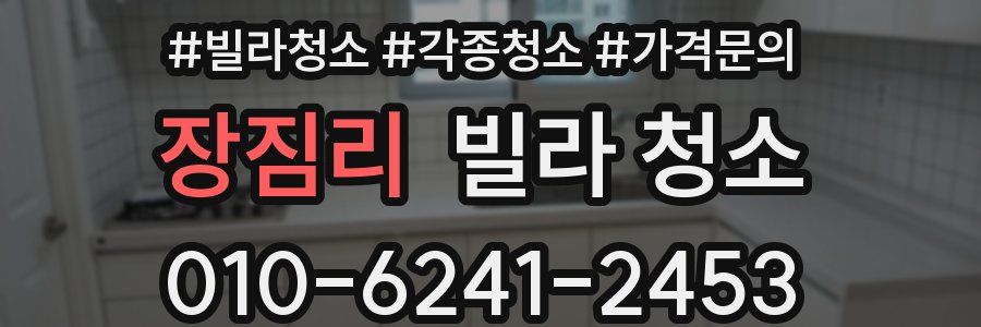 장짐리 빌라 청소