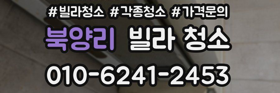 북양리 빌라 청소