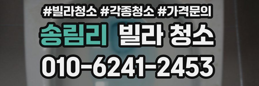 송림리 빌라 청소