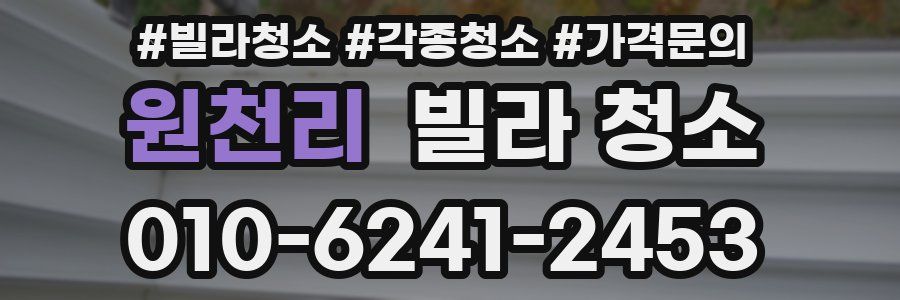 원천리 빌라 청소