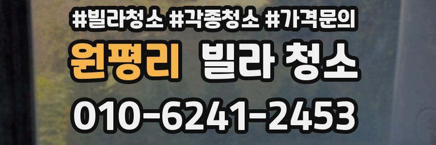 원평리 빌라 청소