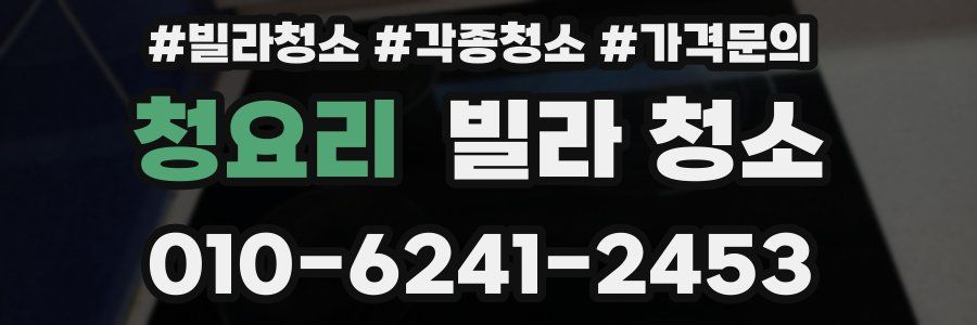 청요리 빌라 청소