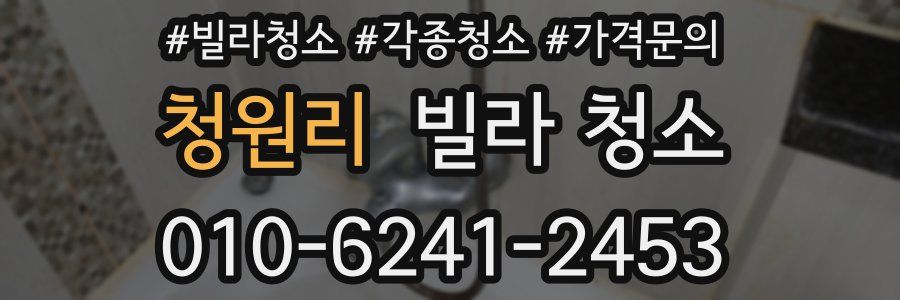 청원리 빌라 청소