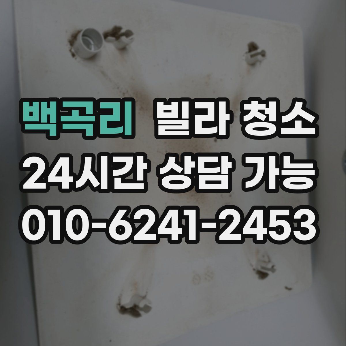 백곡리 빌라 청소