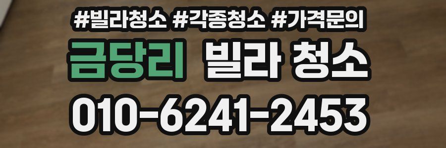 금당리 빌라 청소