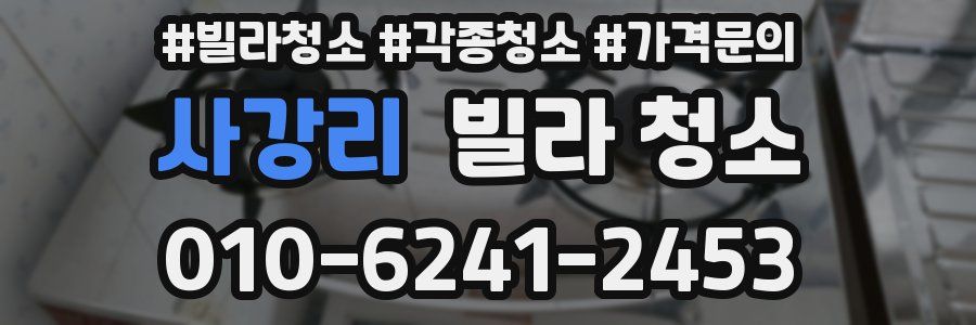 사강리 빌라 청소
