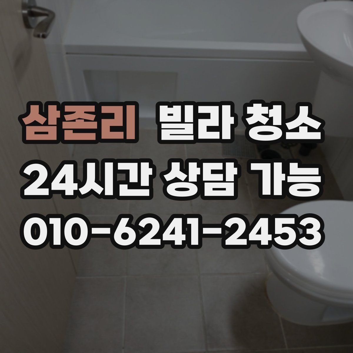 삼존리 빌라 청소