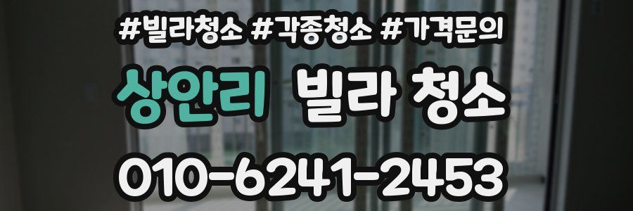 상안리 빌라 청소