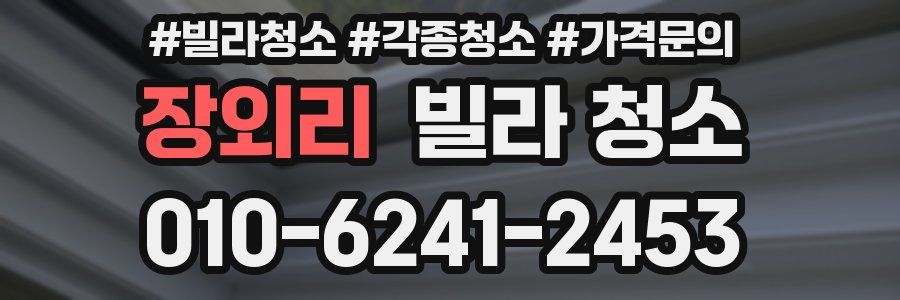 장외리 빌라 청소
