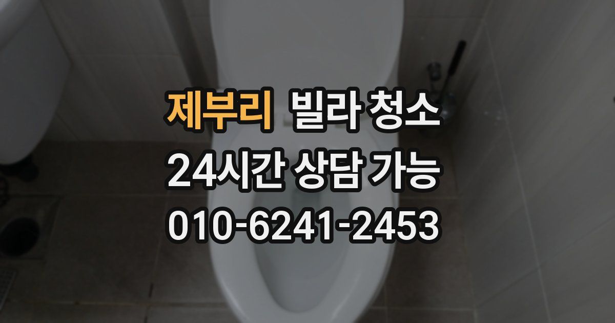 제부리 빌라 청소