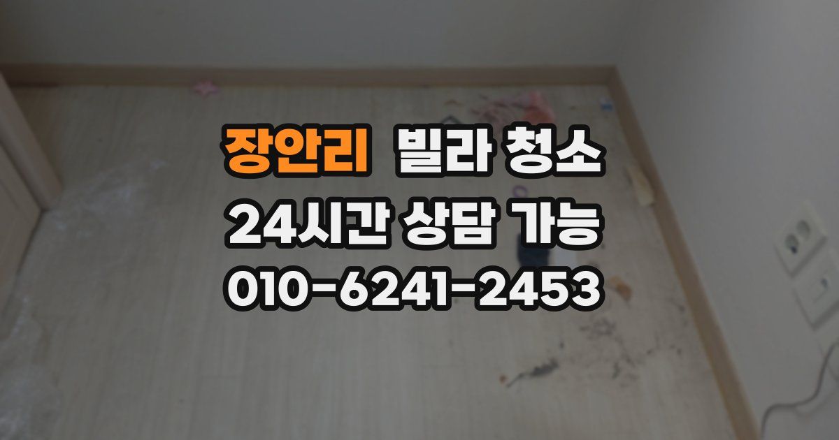 장안리 빌라 청소