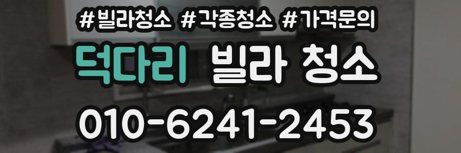 덕다리 빌라 청소