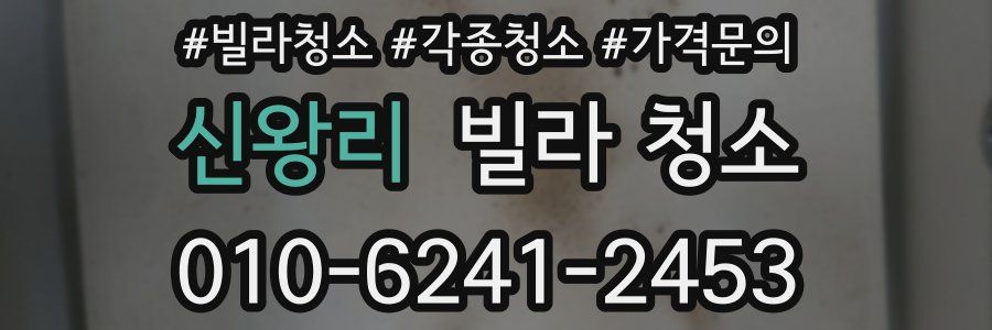 신왕리 빌라 청소