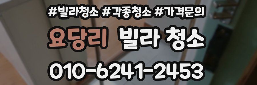 요당리 빌라 청소