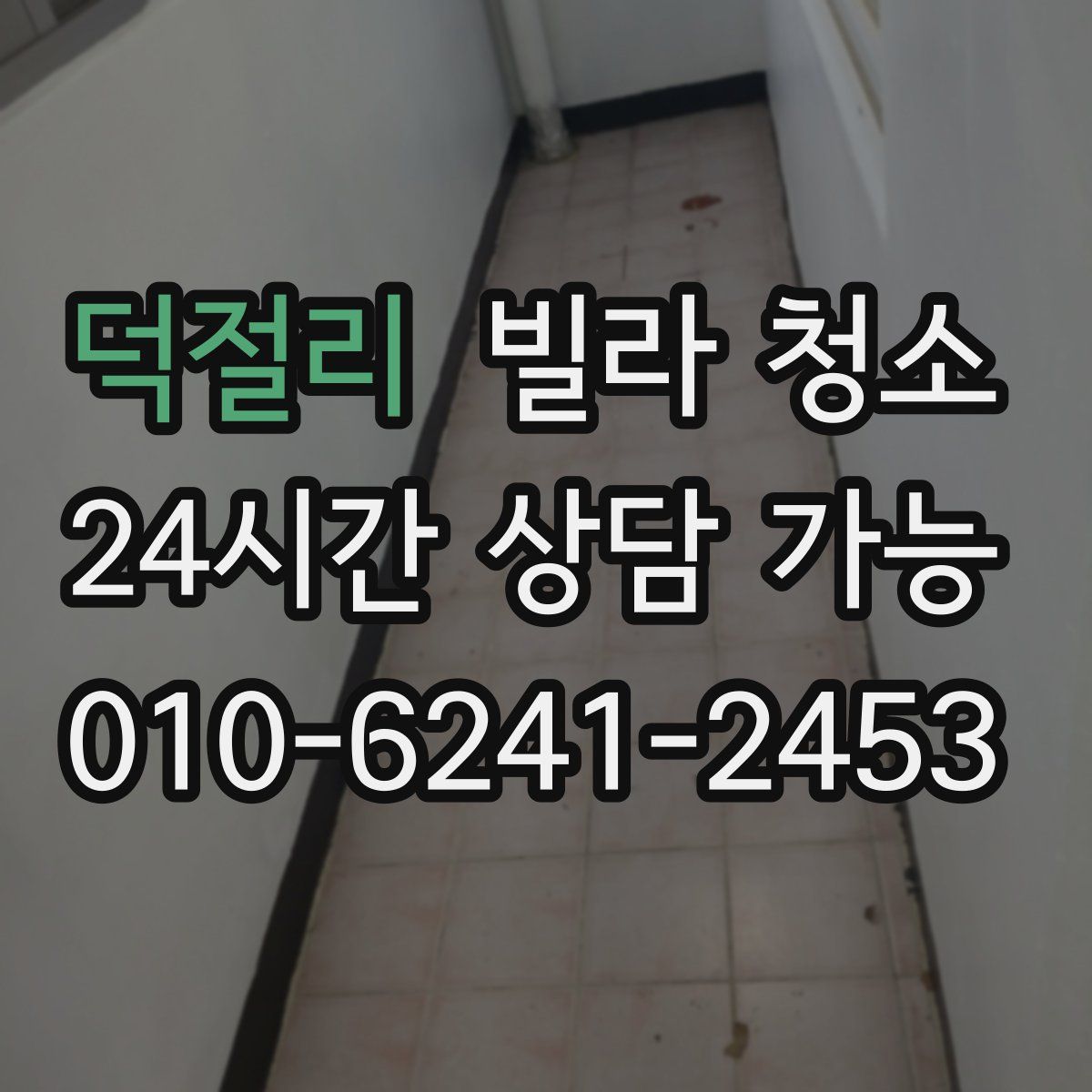 덕절리 빌라 청소