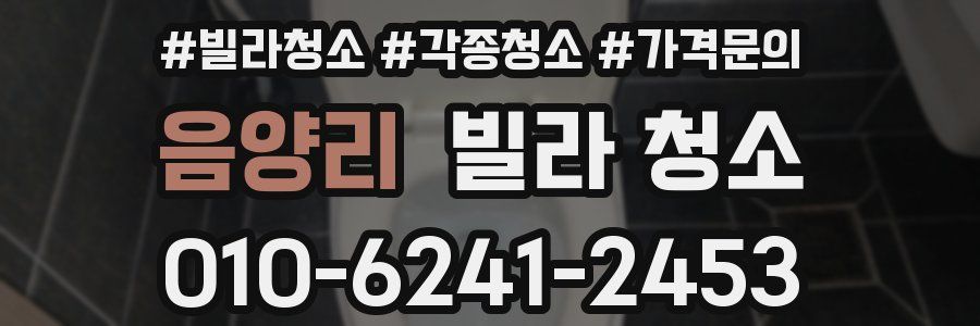 음양리 빌라 청소