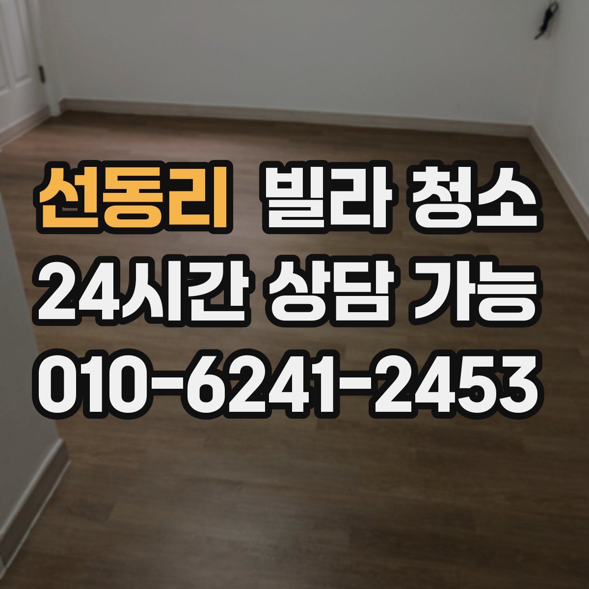 선동리 빌라 청소