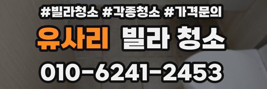 유사리 빌라 청소