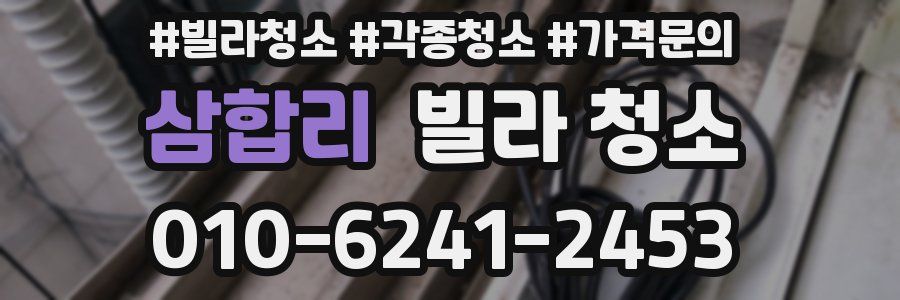 삼합리 빌라 청소