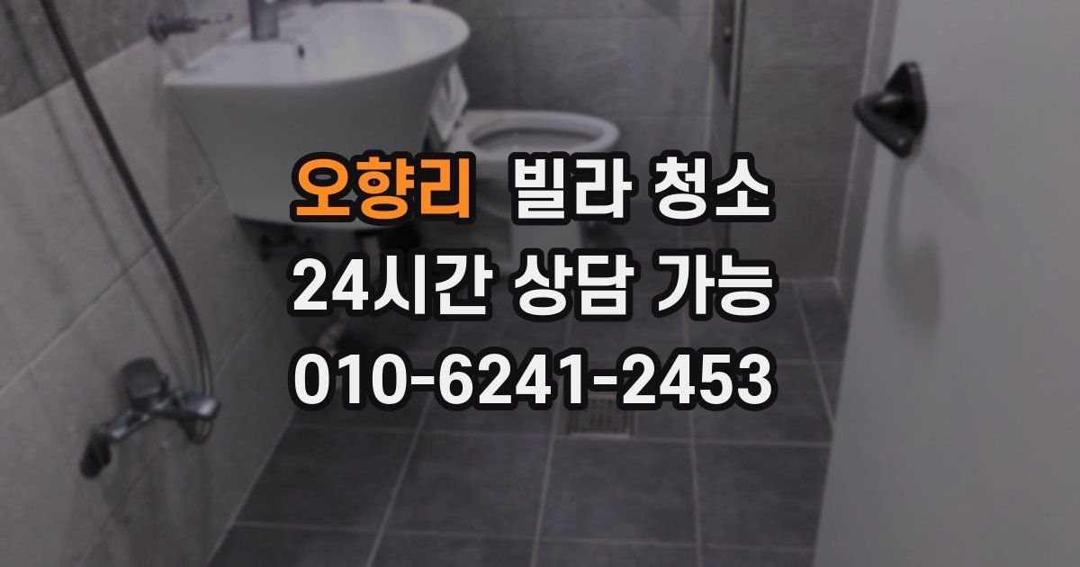 오향리 빌라 청소