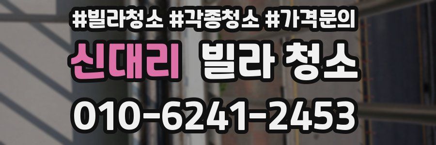 신대리 빌라 청소