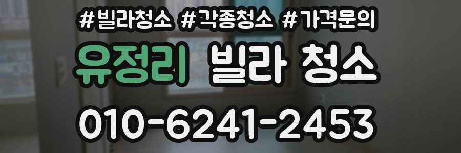 유정리 빌라 청소