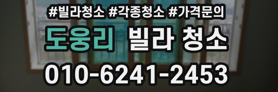 도웅리 빌라 청소