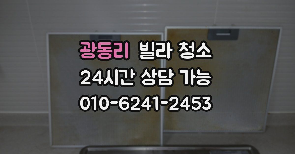 광동리 빌라 청소