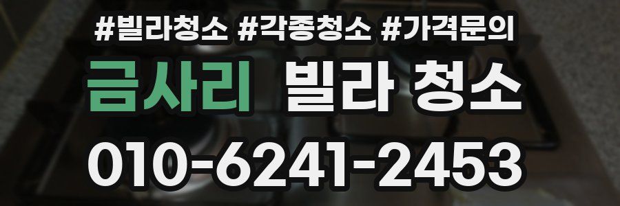 금사리 빌라 청소