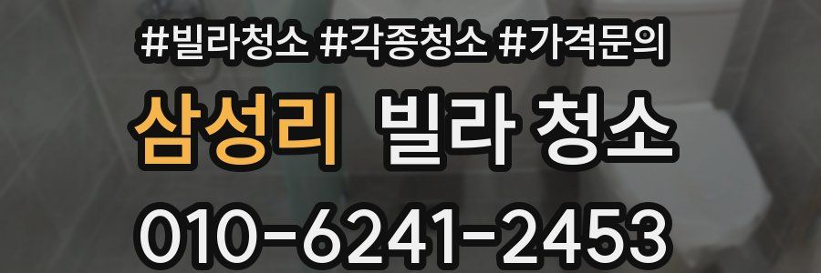 삼성리 빌라 청소